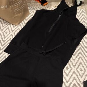 Black Women's shirt/shorts